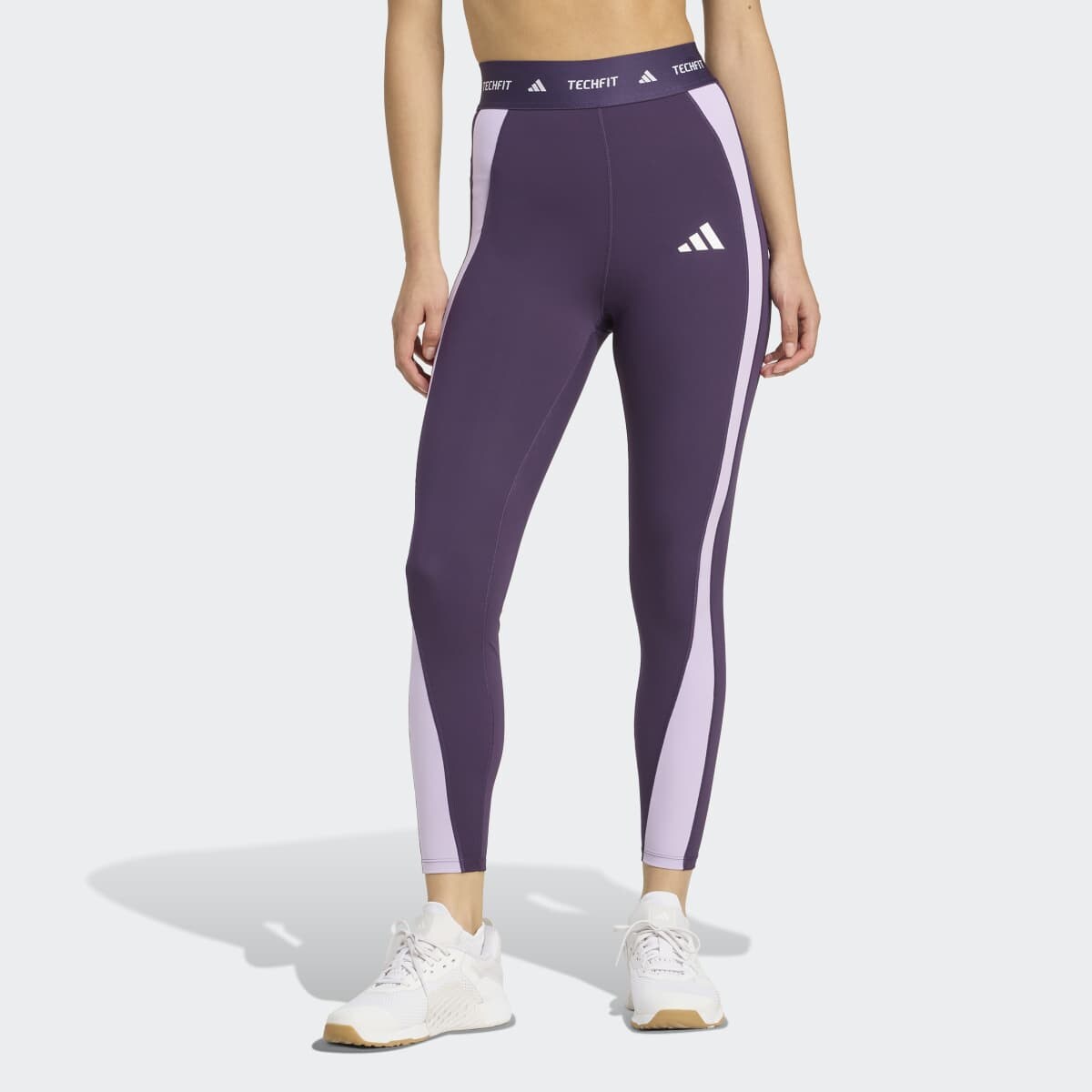 Leggings de Mulher 7/8 Techfit Colorblock Roxo-2