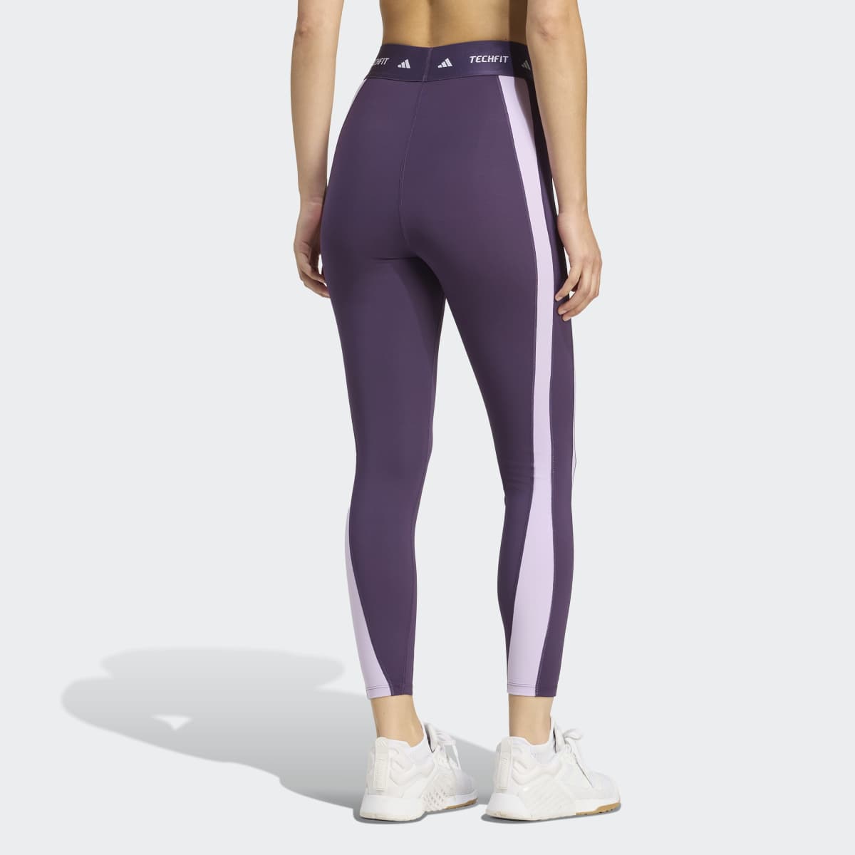 Leggings de Mulher 7/8 Techfit Colorblock Roxo-3