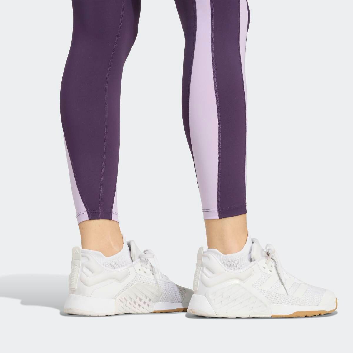 Leggings de Mulher 7/8 Techfit Colorblock Roxo-6