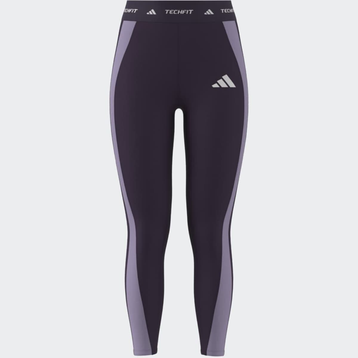 Leggings de Mulher 7/8 Techfit Colorblock Roxo-7