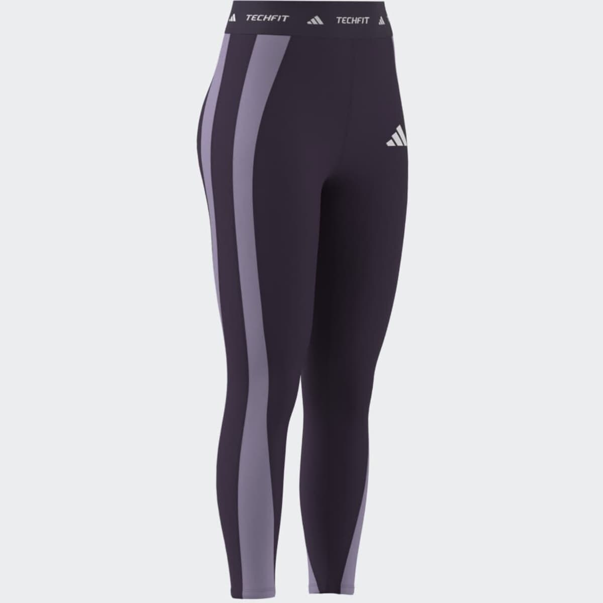 Leggings de Mulher 7/8 Techfit Colorblock Roxo-8