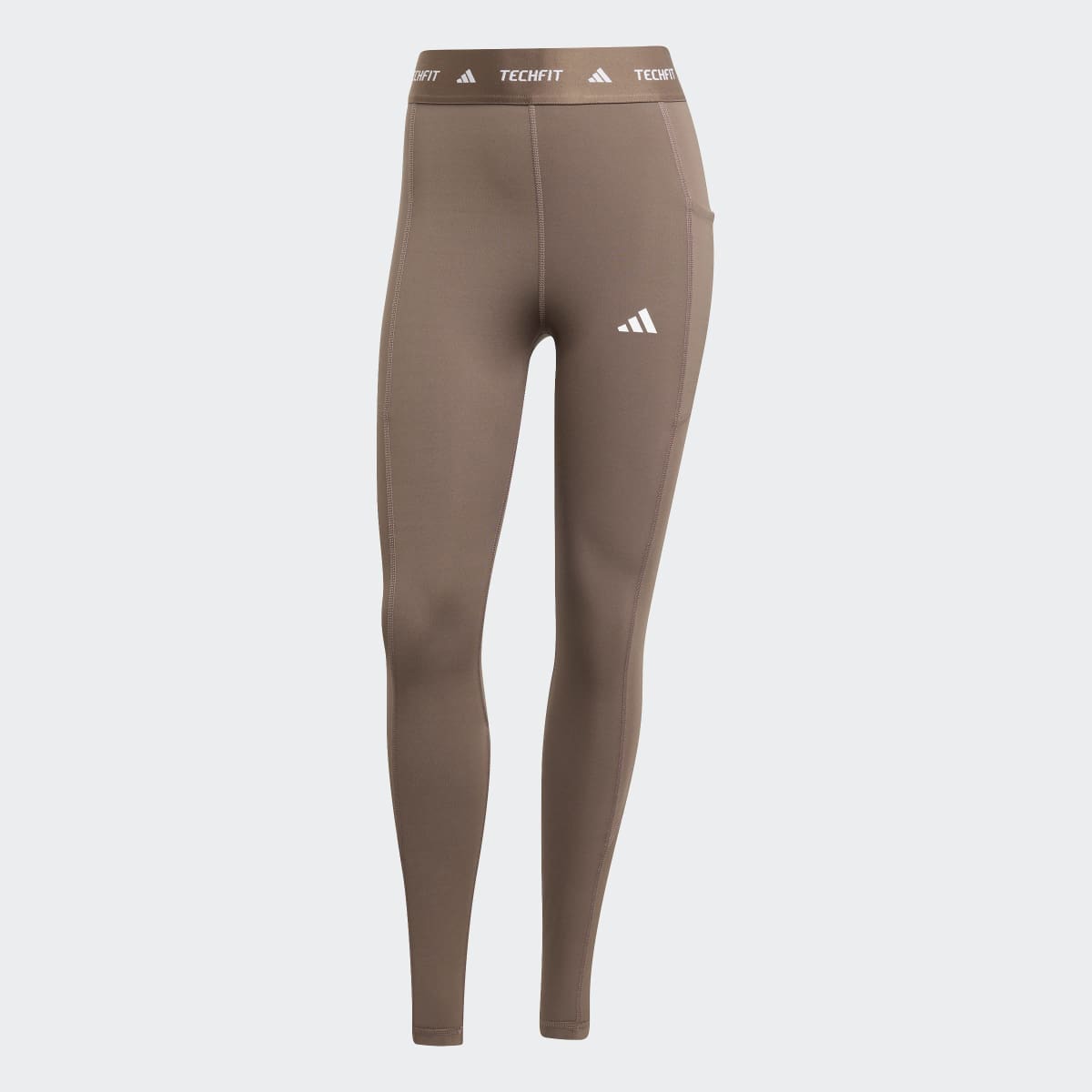 Leggings de Mulher Techfit Stash Pocket Castanho-6