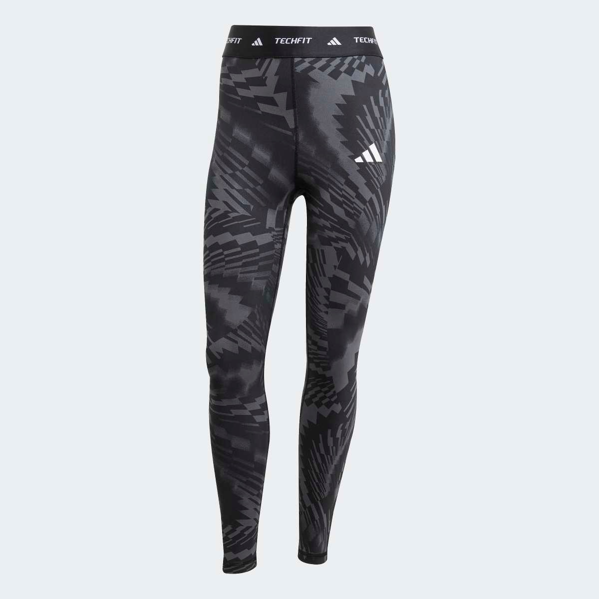 Leggings de Mulher Techfit Printed 7/8 Cinzento-6