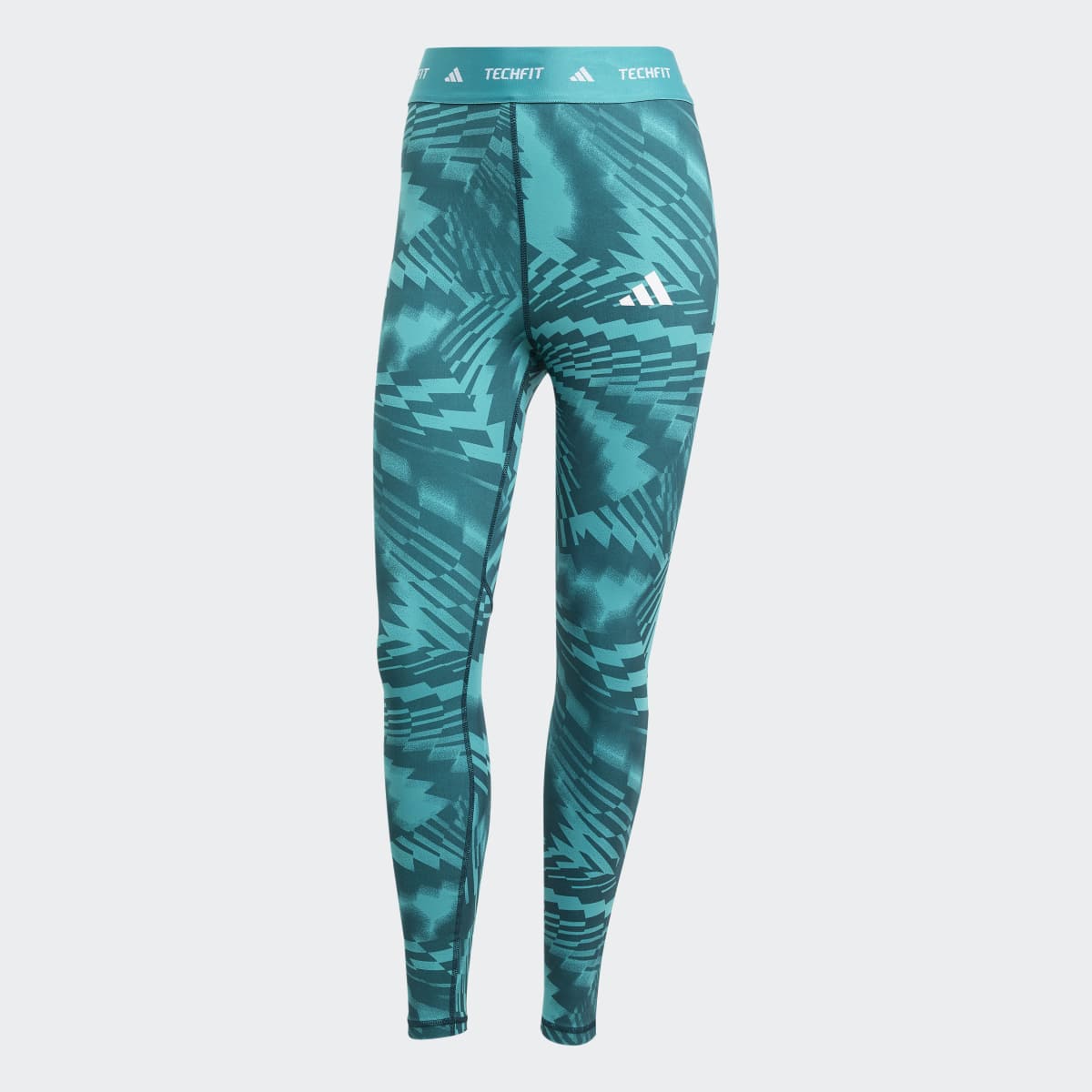 Leggings de Mulher Techfit Printed 7/8 Verde-6