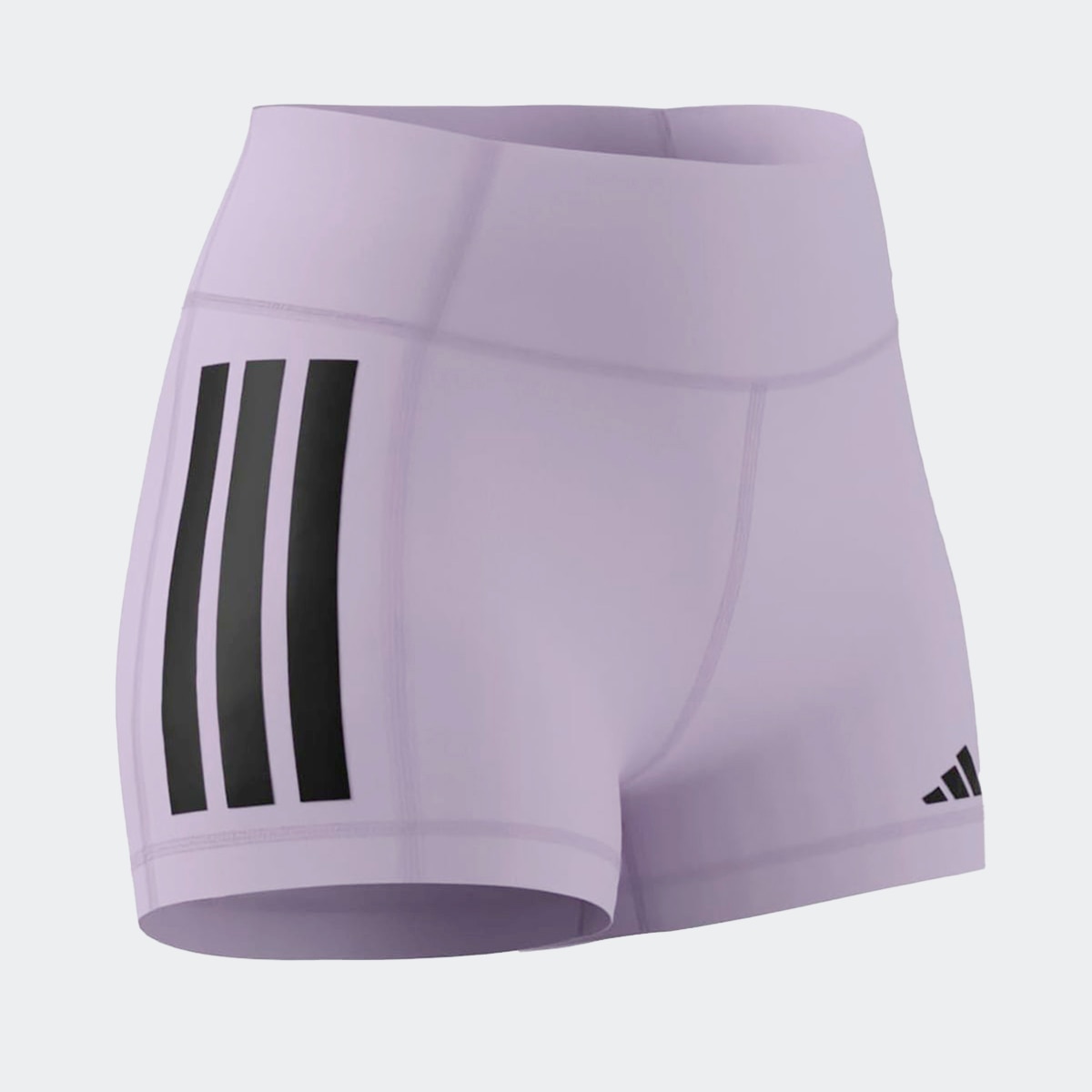 Leggings de Mulher Optime 3-Stripes 1/4 Short Violeta-9
