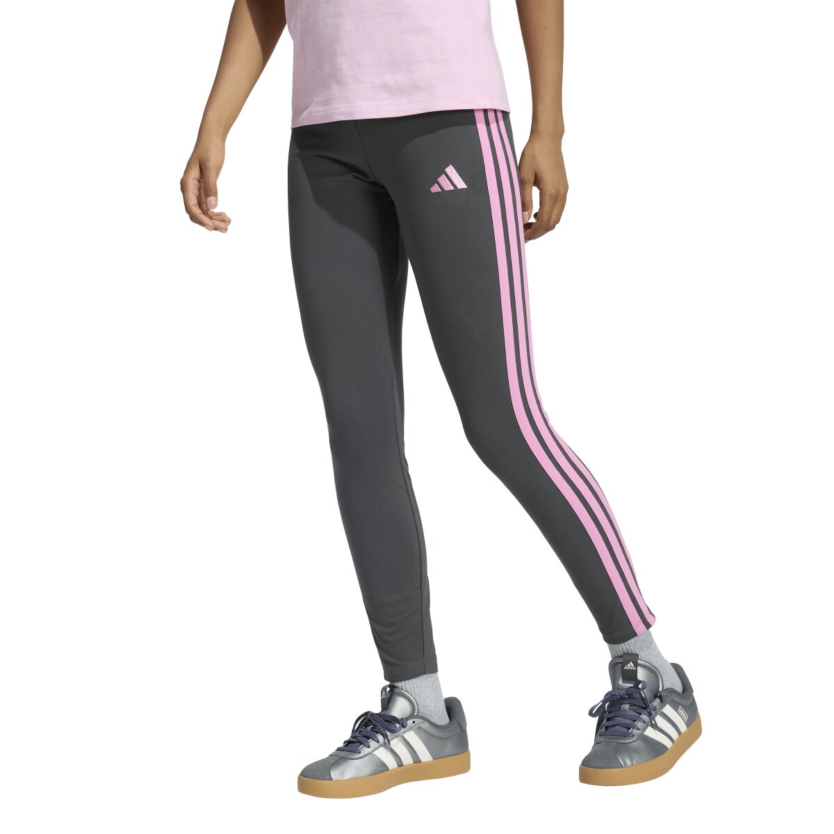 Leggings de Mulher Essentials Cinzento-1