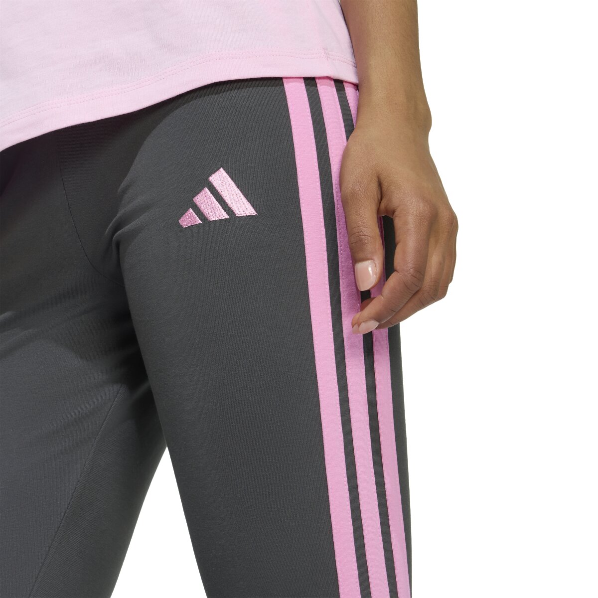 Leggings de Mulher Essentials Cinzento-4