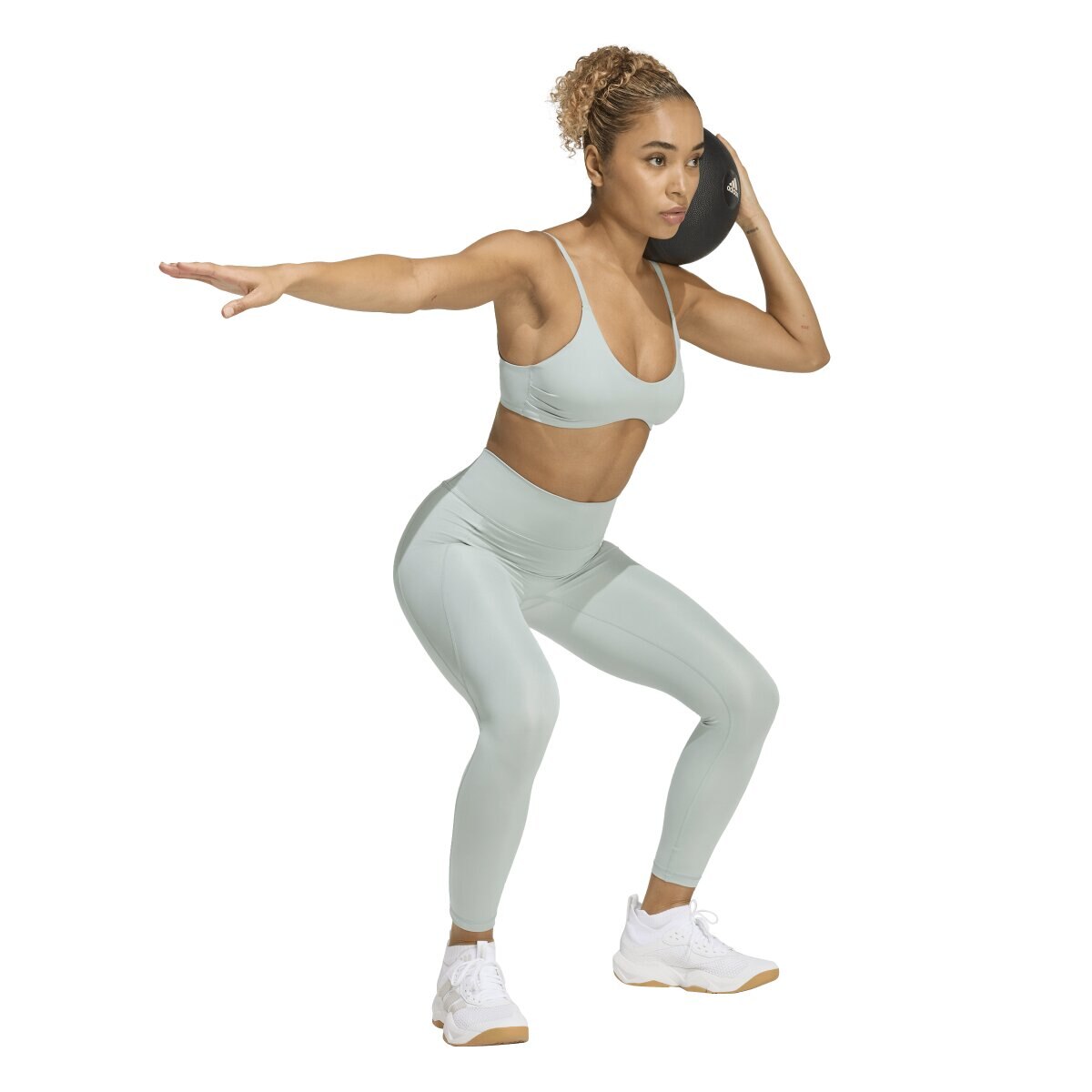 Leggings de Mulher Workout Essentials Plus Verde-4