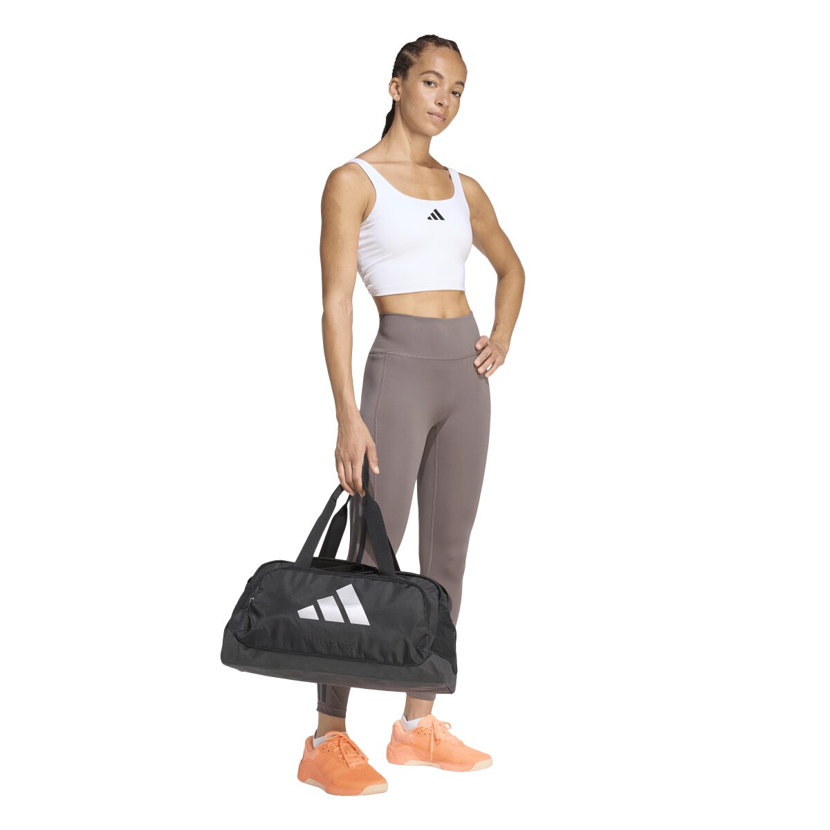 Leggings de Mulher Power Castanho-4