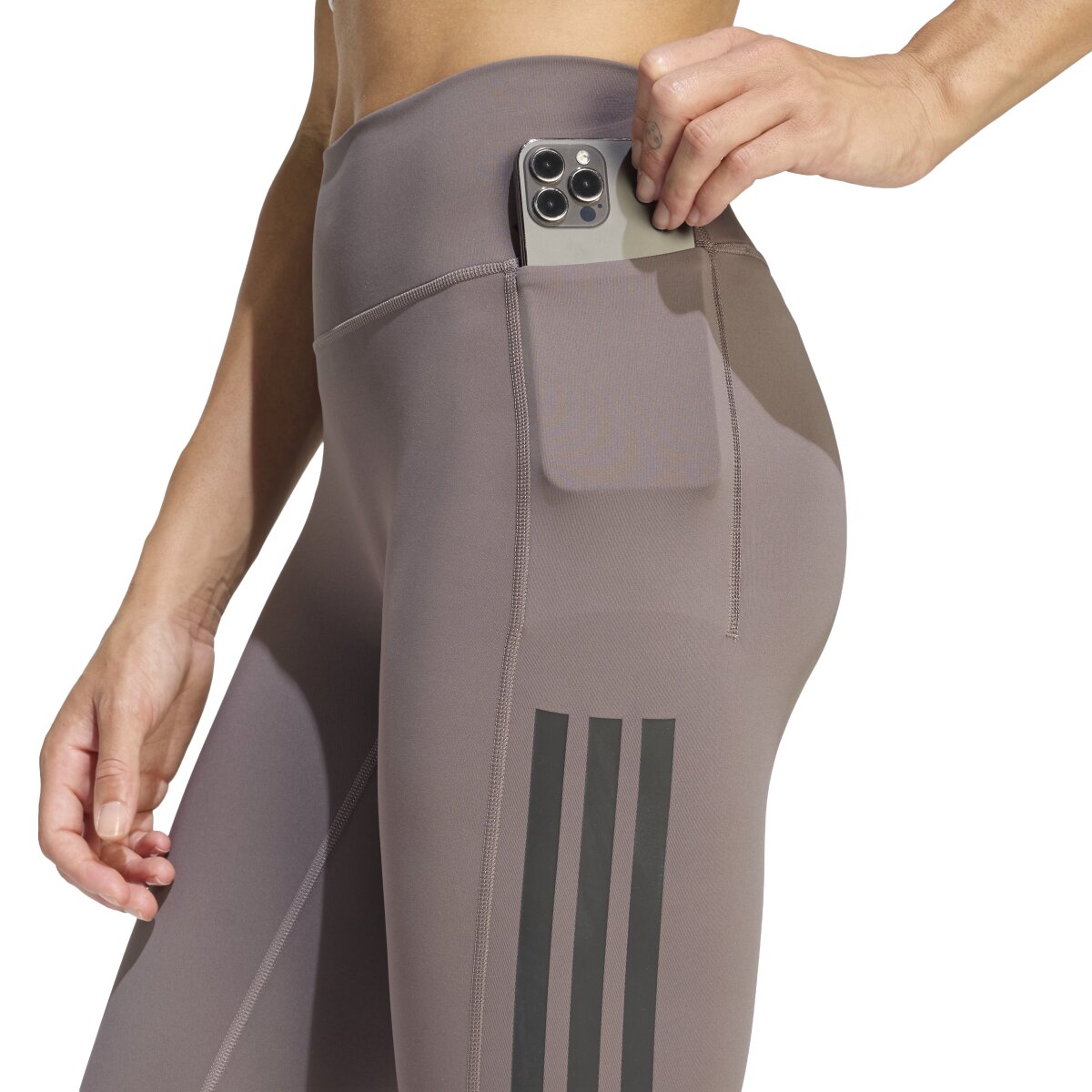 Leggings de Mulher Power Castanho-6