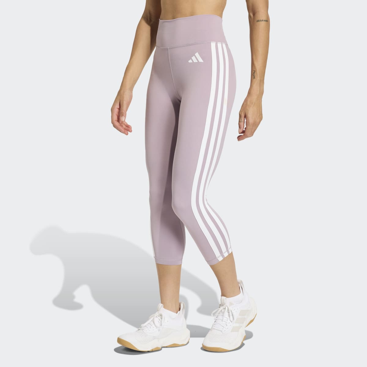 Imagem 0 de Leggings de Mulher 3/4 Optime Essentials 3 Stripes