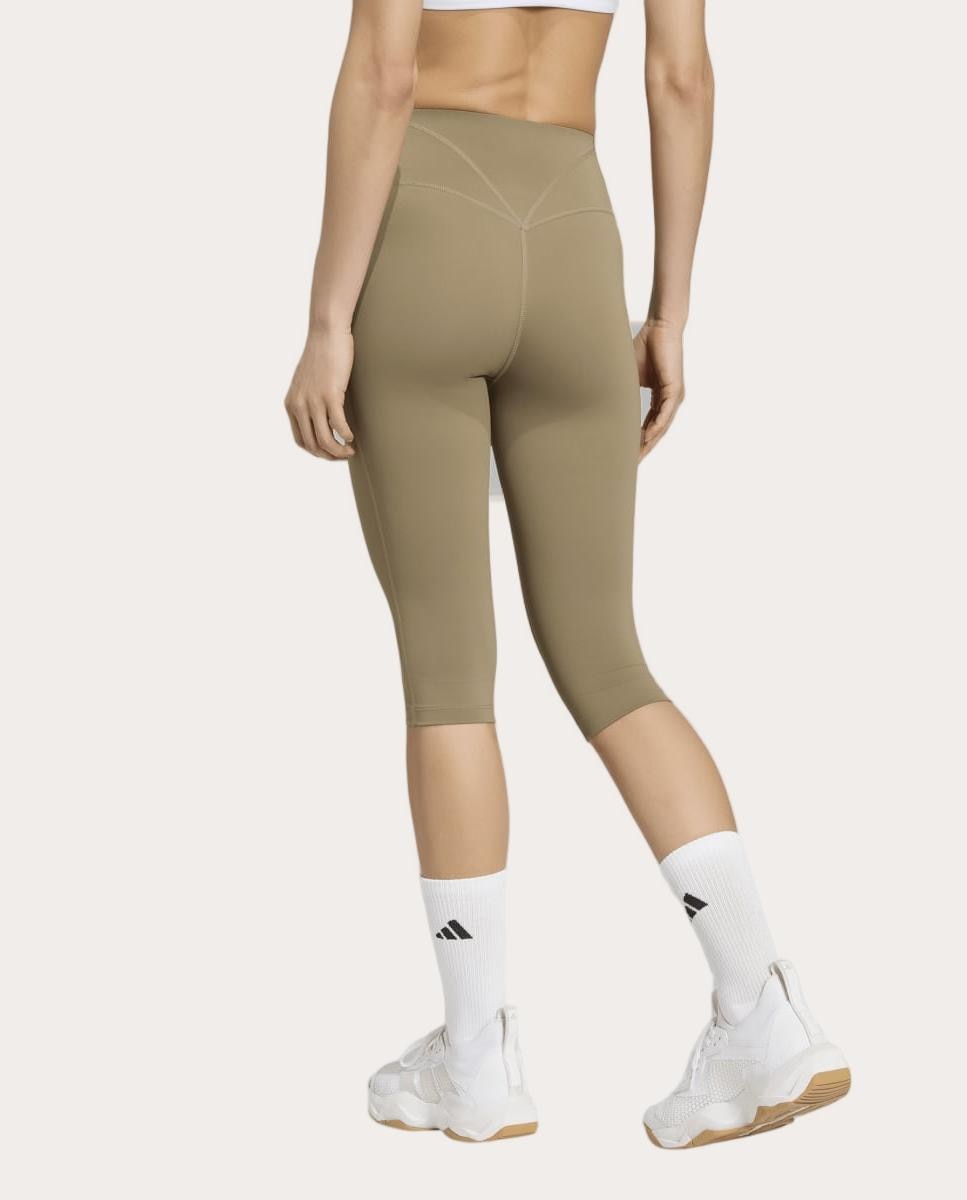 Leggings de Mulher Power Bege-2