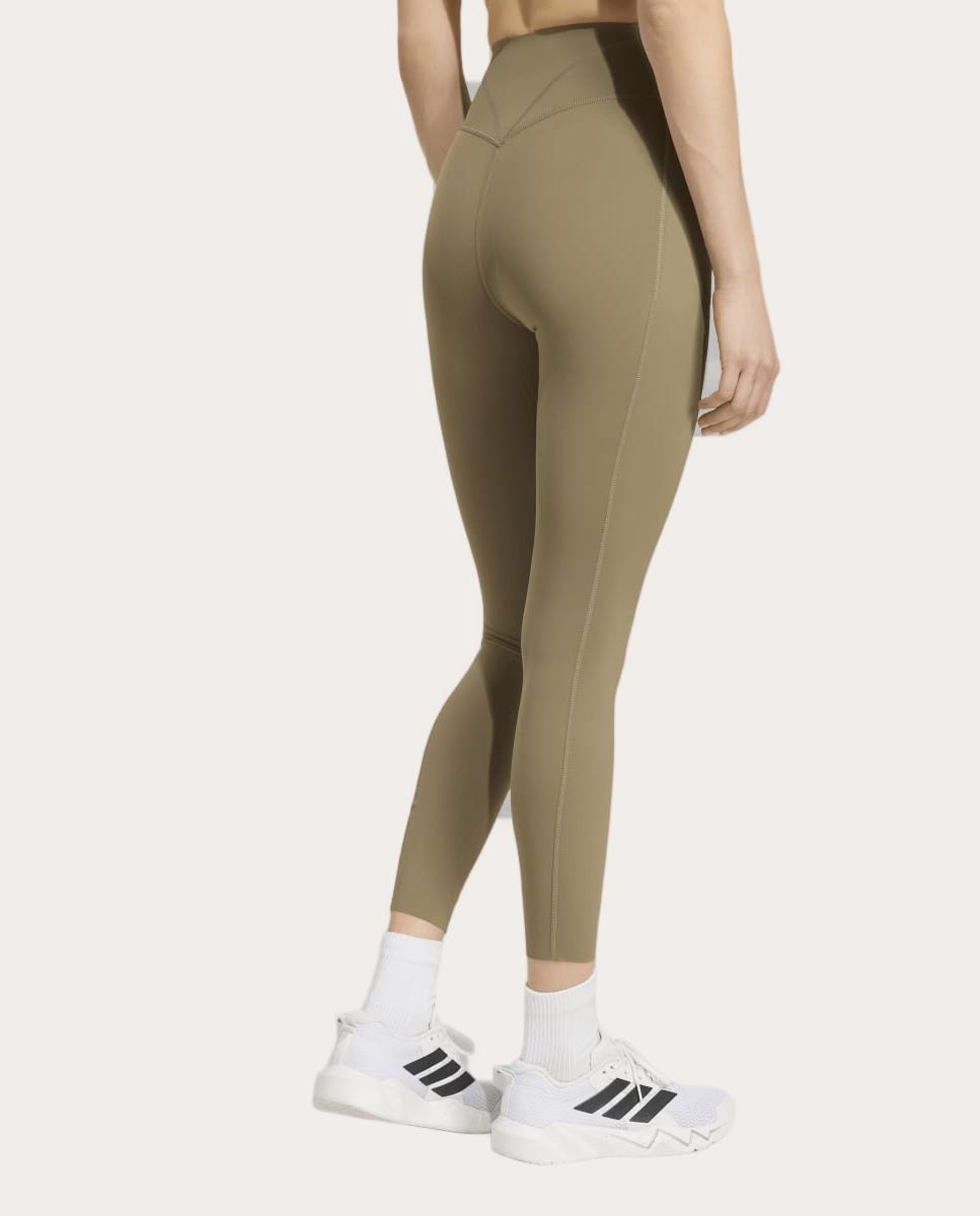Leggings de Mulher Power Bege-2