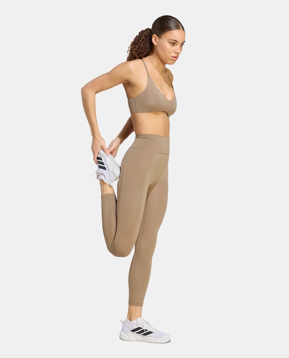 Leggings de Mulher Workout Essentials Plus Bege-6