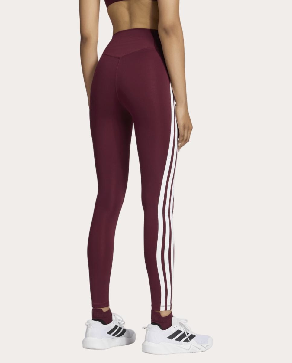 Imagen 2 de Mallas de Training de Mujer OPT ESS 3S L Adidas - Rojo Rojo