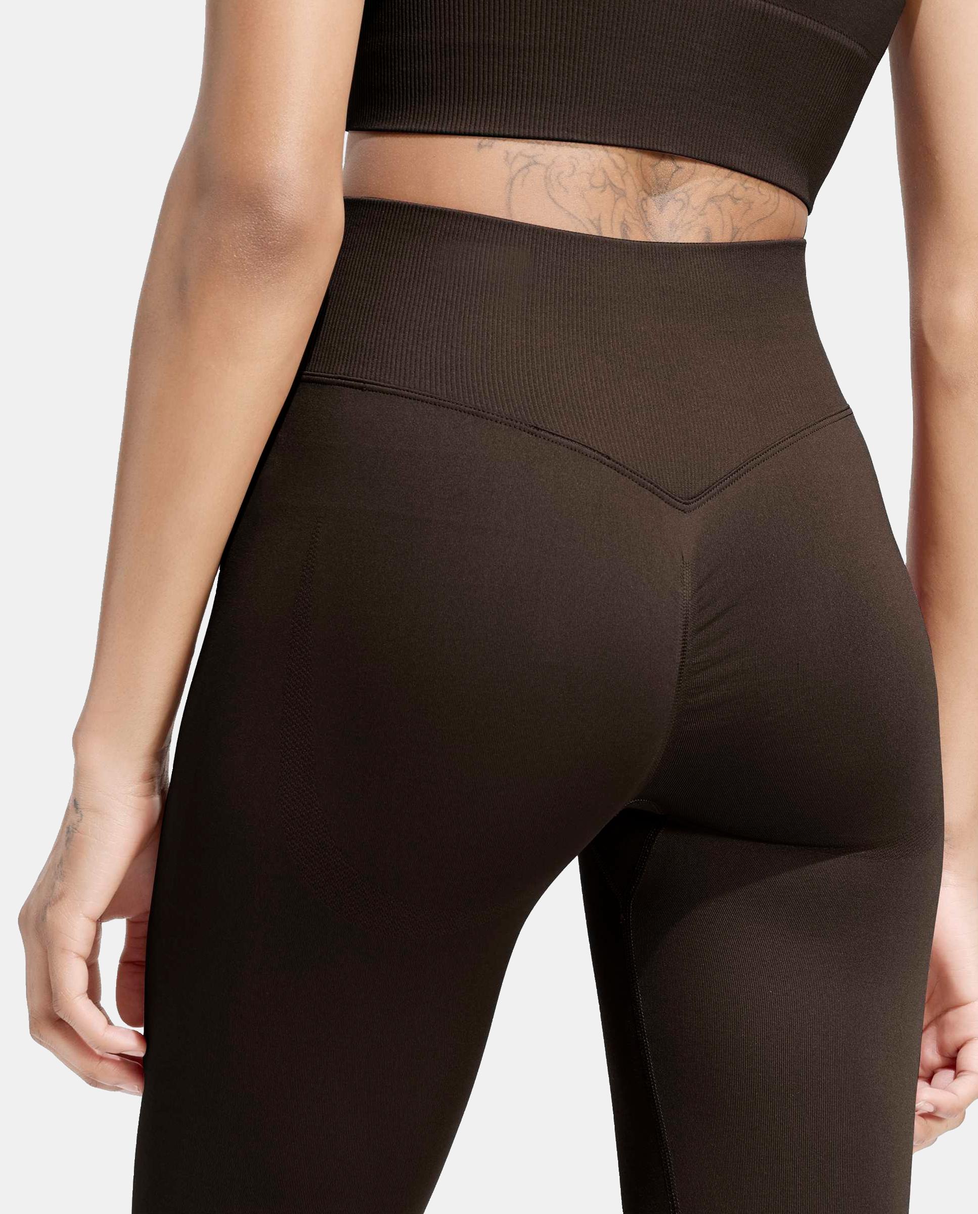 Leggings de Mulher Workout Essentials Adidas Castanho-6