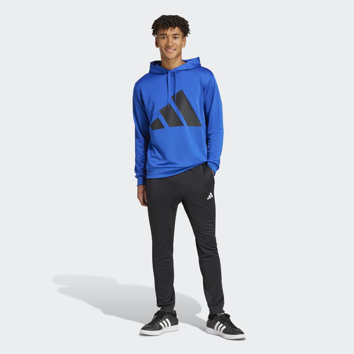 Fato de Treino de Homem com Capuz Sportswear Big Logo French Terry Azul-1