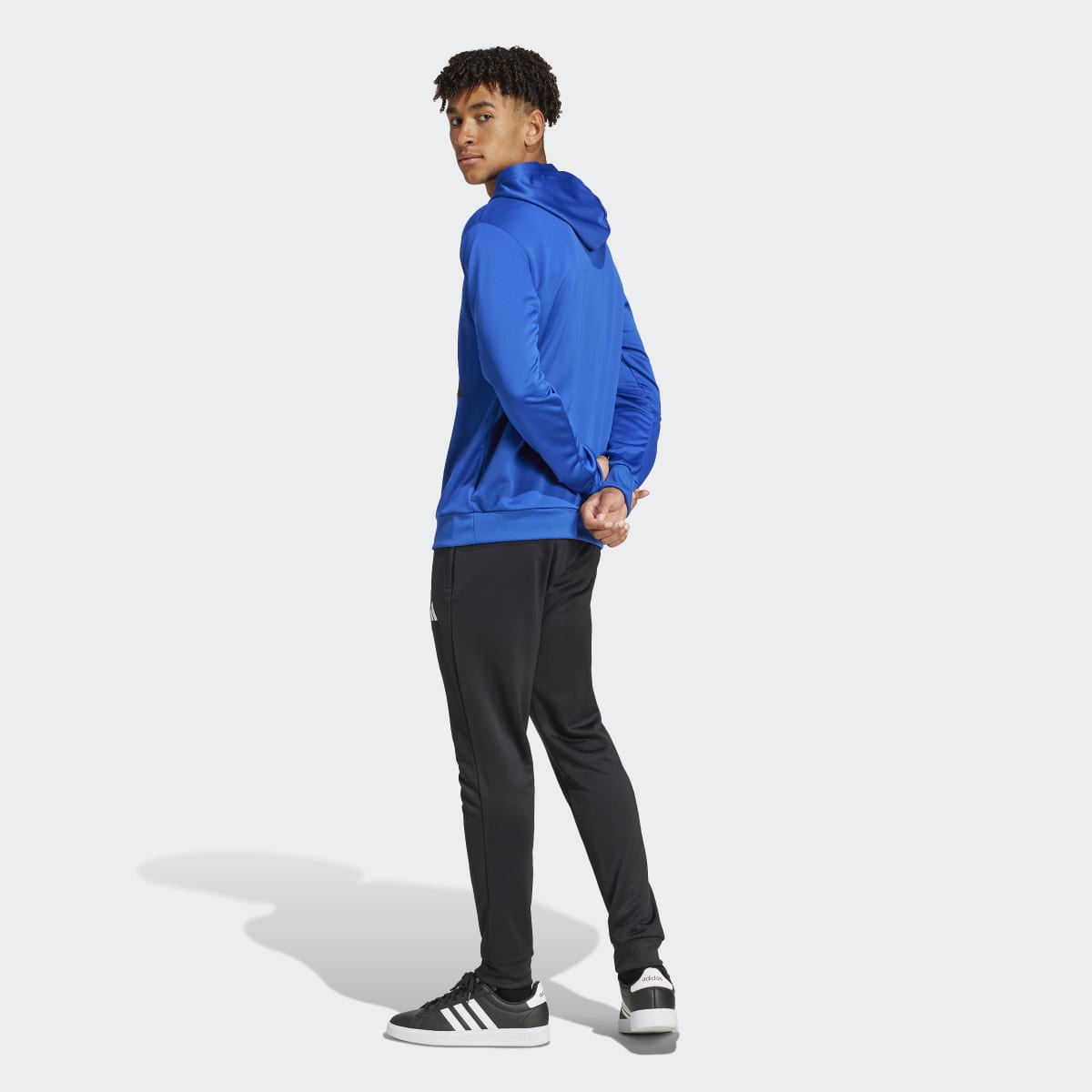 Fato de Treino de Homem com Capuz Sportswear Big Logo French Terry Azul-2