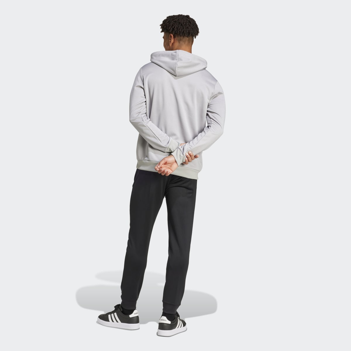 Fato de Treino de Homem com Capuz Sportswear Big Logo French Terry Cinzento-2