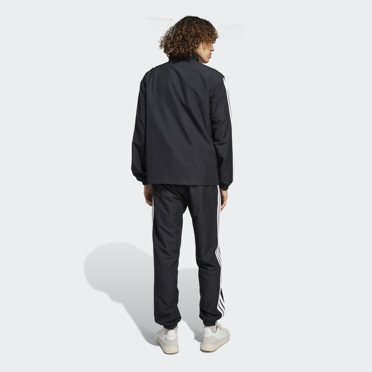 Fato de Treino de Homem Sportswear Basic Woven 3 Faixas Preto-4