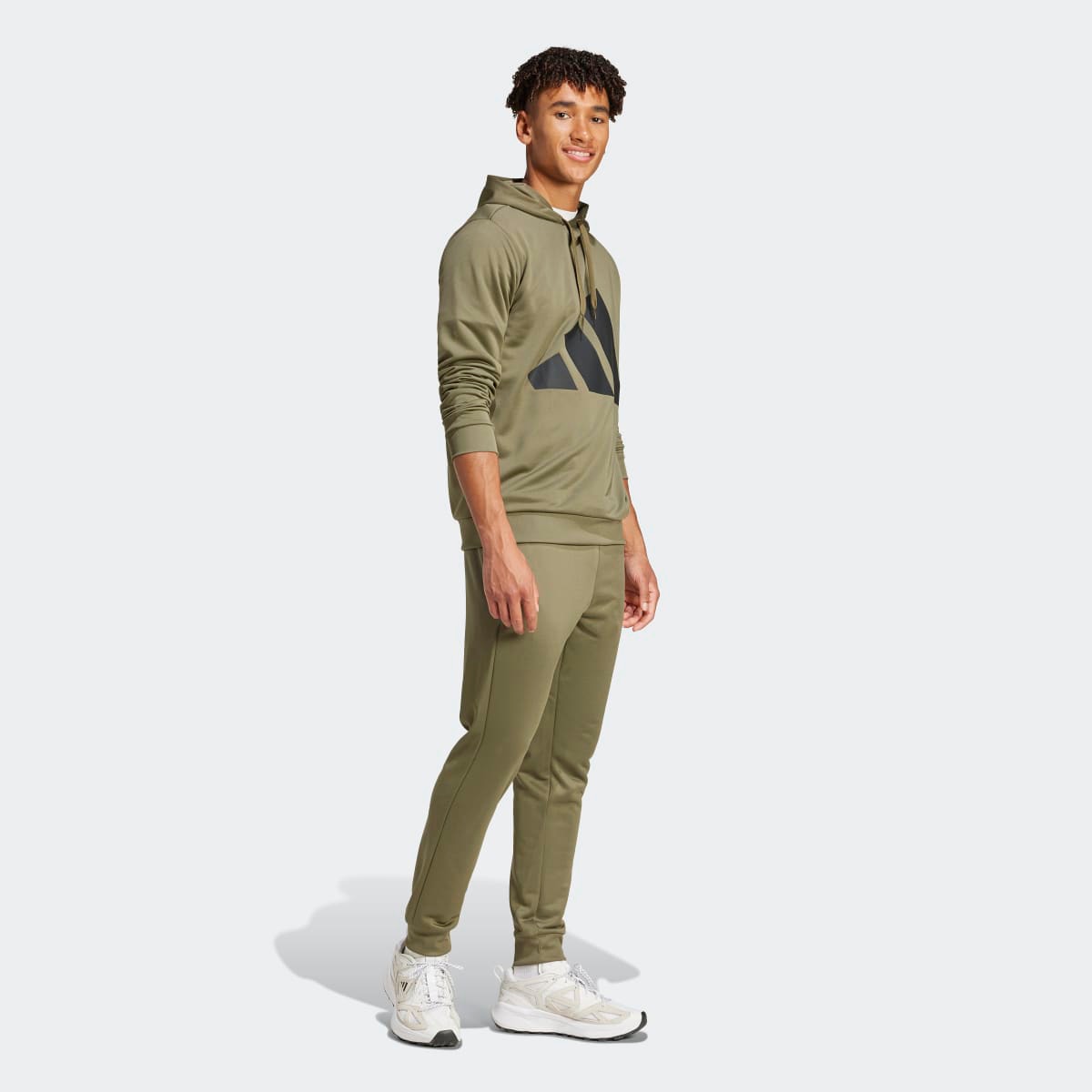 Fato de Treino de Homem Sportswear Big Logo French Terry Verde-3