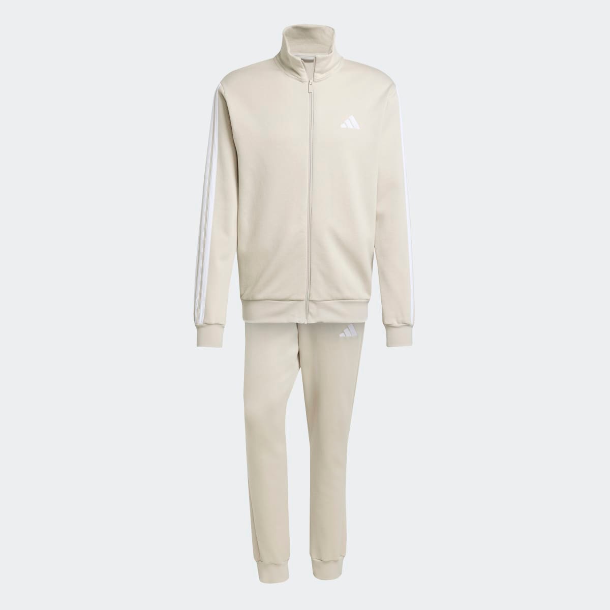 Fato de Treino de Homem Sportswear Basic Fleece 3 Faixas Cinzento-6