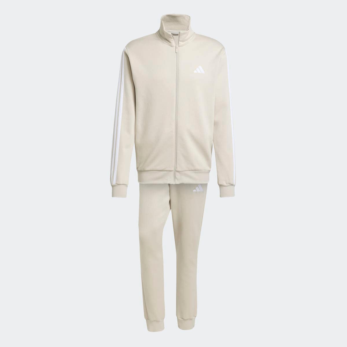 Fato de Treino de Homem Sportswear Basic Fleece 3 Faixas Cinzento-6