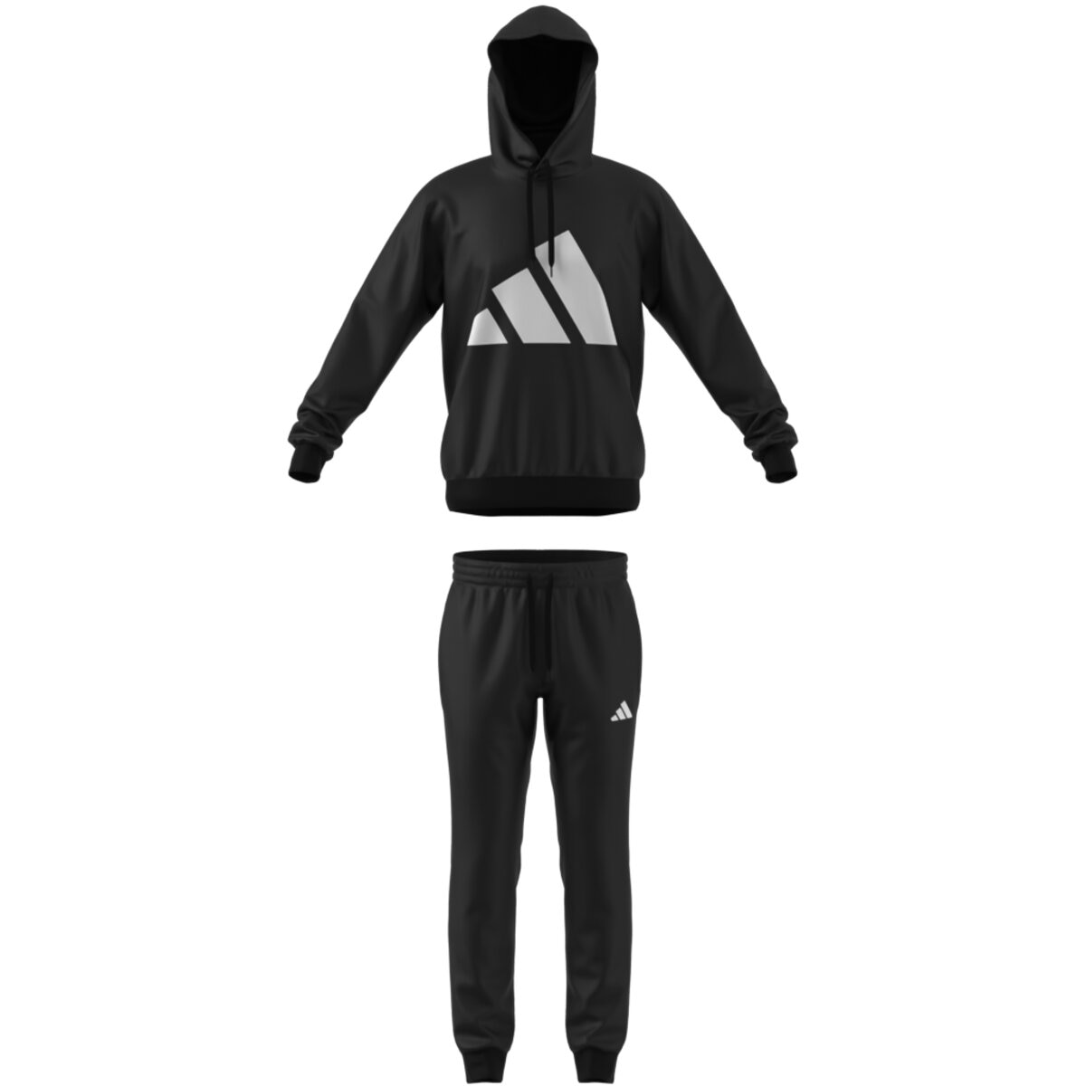 Fato de Treino de Homem Tracksuits Preto-9