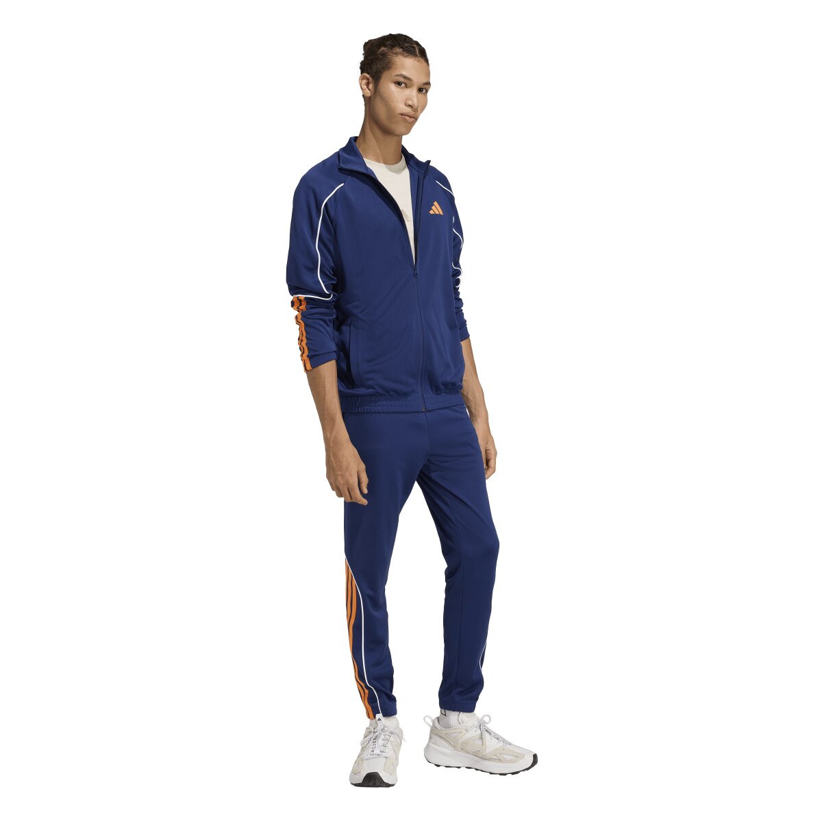 Fato de Treino de Homem Tracksuits Azul-marinho-6