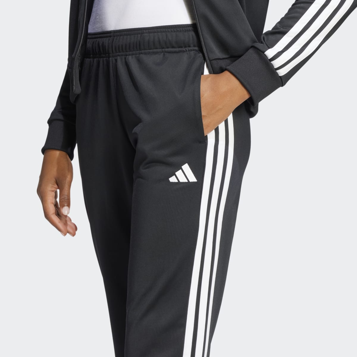 Fato de Treino de Mulher Tracksuits Preto-4