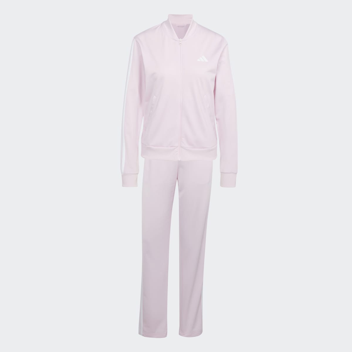 Fato de Treino de Mulher Essentials 3 Faixas Rosa-5