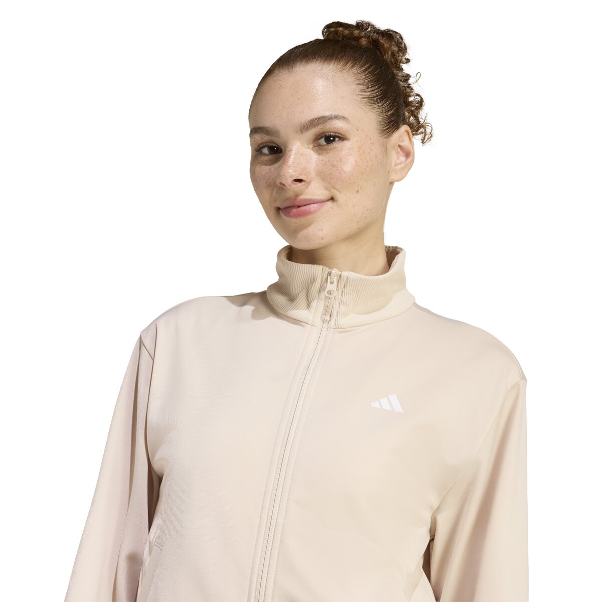 Fato de Treino de Mulher Tracksuits Bege-7