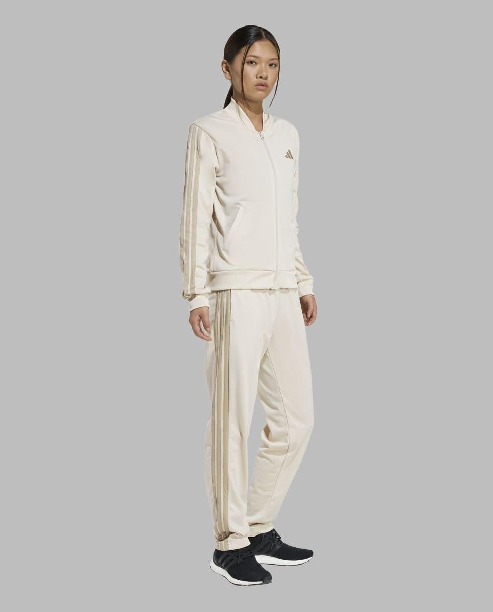 Fato de Treino de Mulher Tracksuits Bege-3