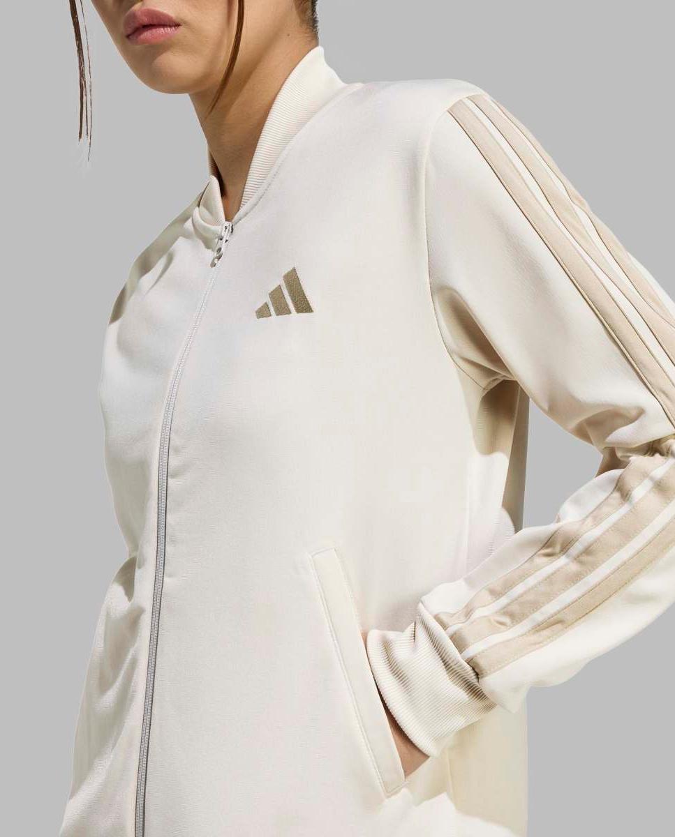 Fato de Treino de Mulher Tracksuits Bege-4