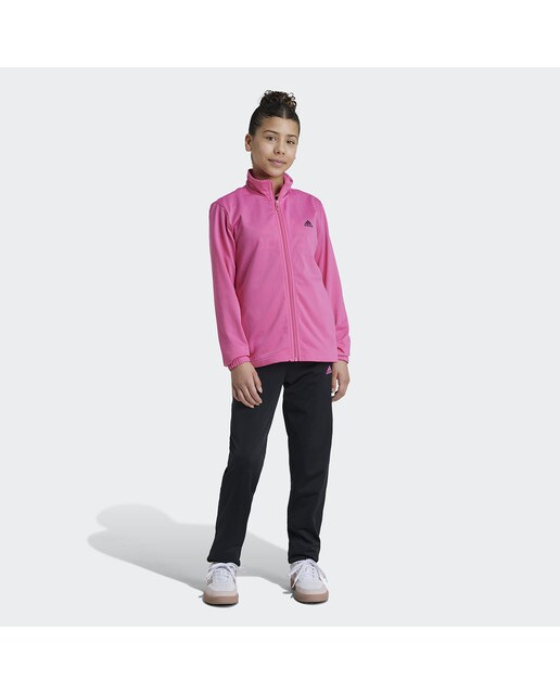 Fato de Treino de Menina Essentials Big Logo Rosa-1