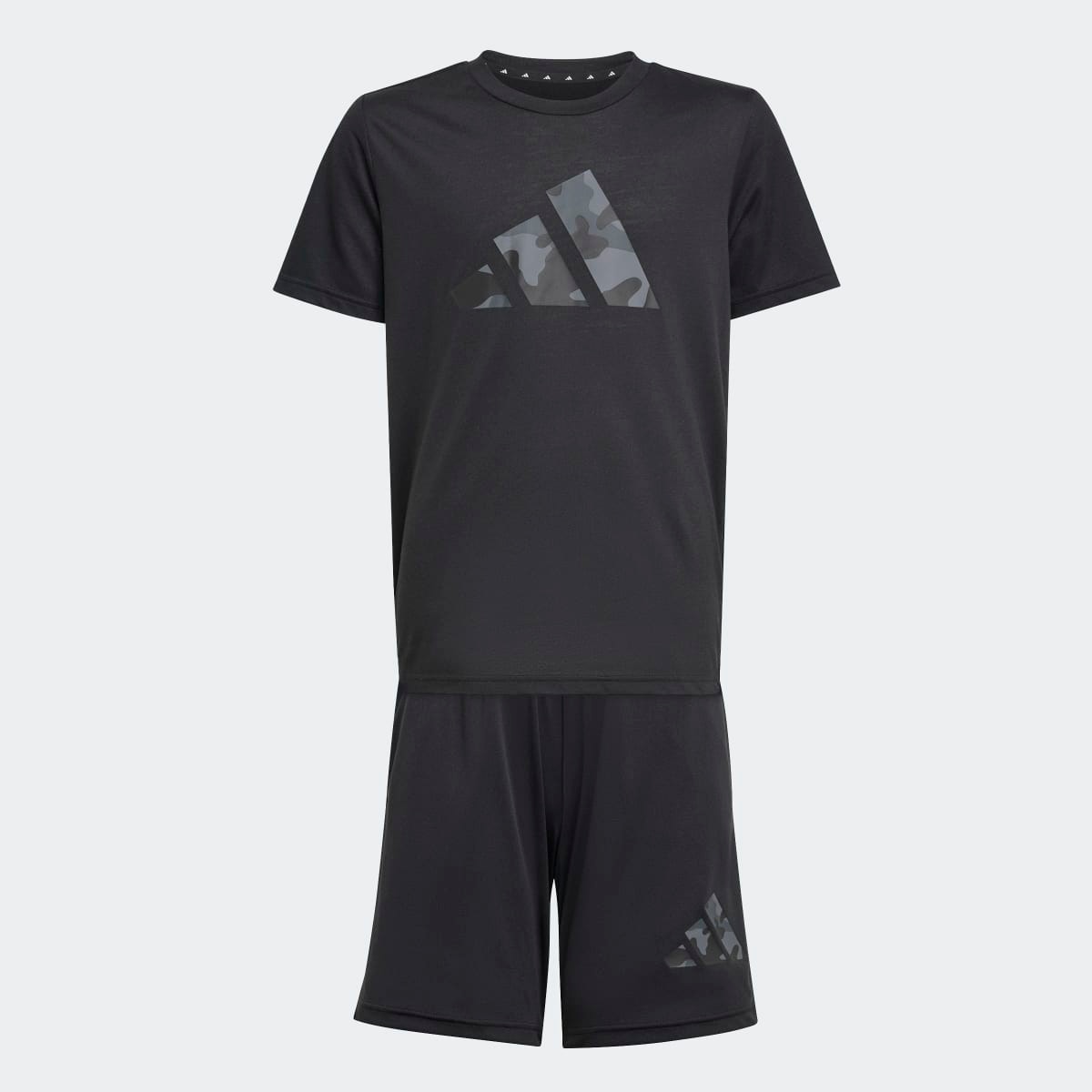 Conjunto de Criança Train Essentials Camo Print Preto-8