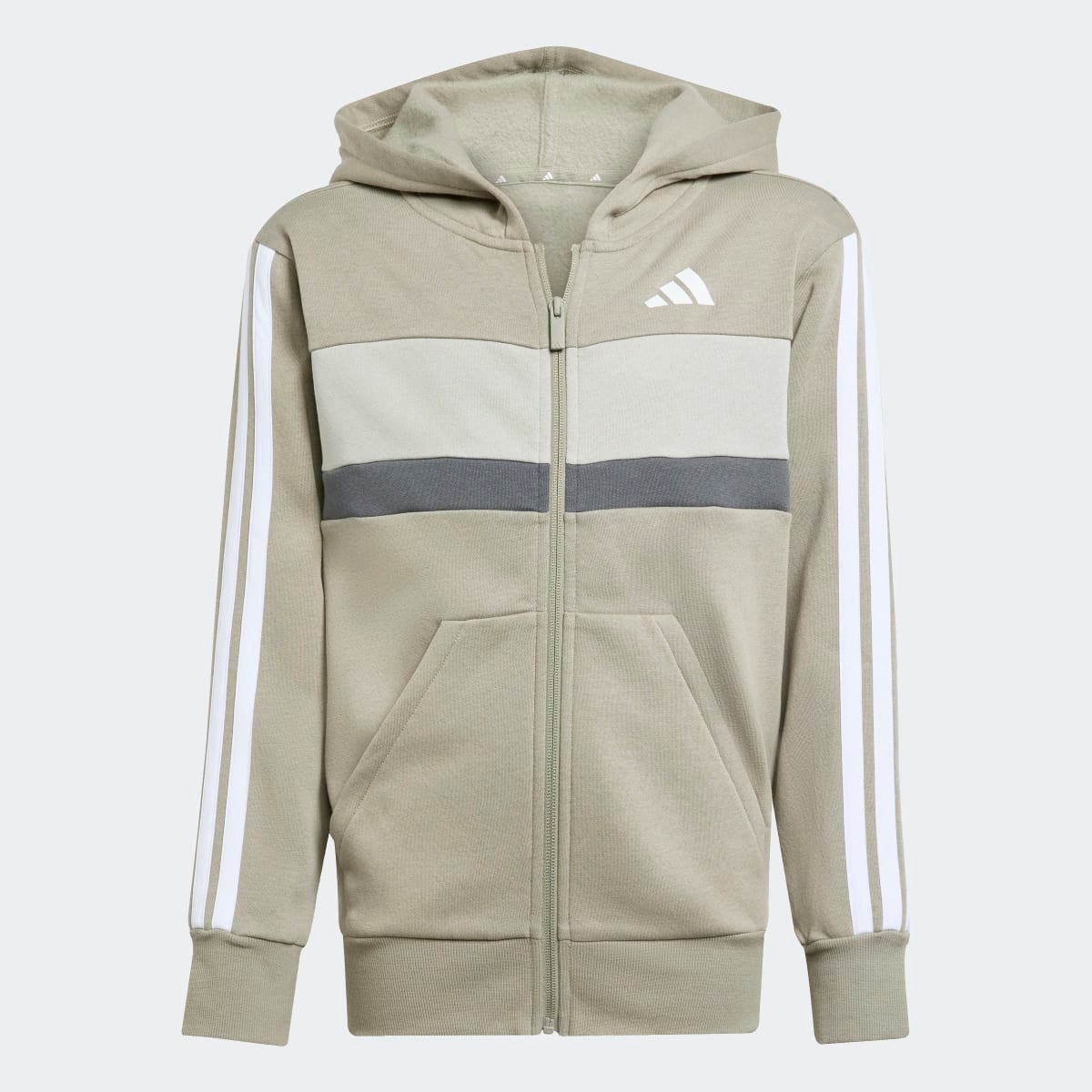 Fato de Treino de Criança Seasonal Essentials Tiberio Fleece 3 Faixas Verde-2