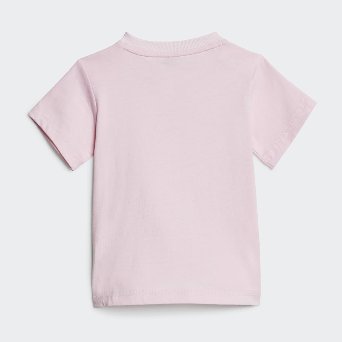 Conjunto de T-shirt e Calções de Bebé Essentials Rosa-2