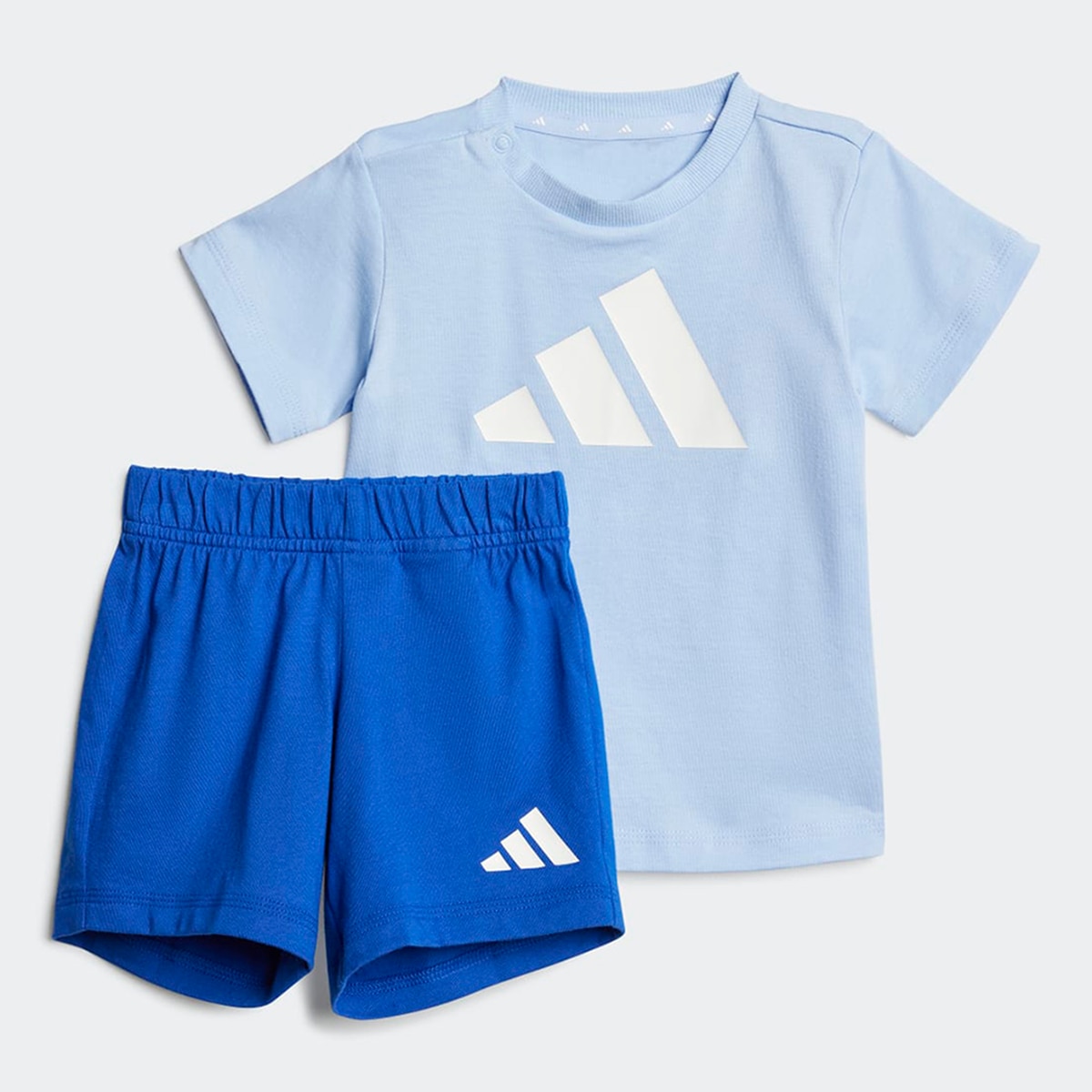 Conjunto de T-shirt e Calções de Bebé Essentials Azul-1