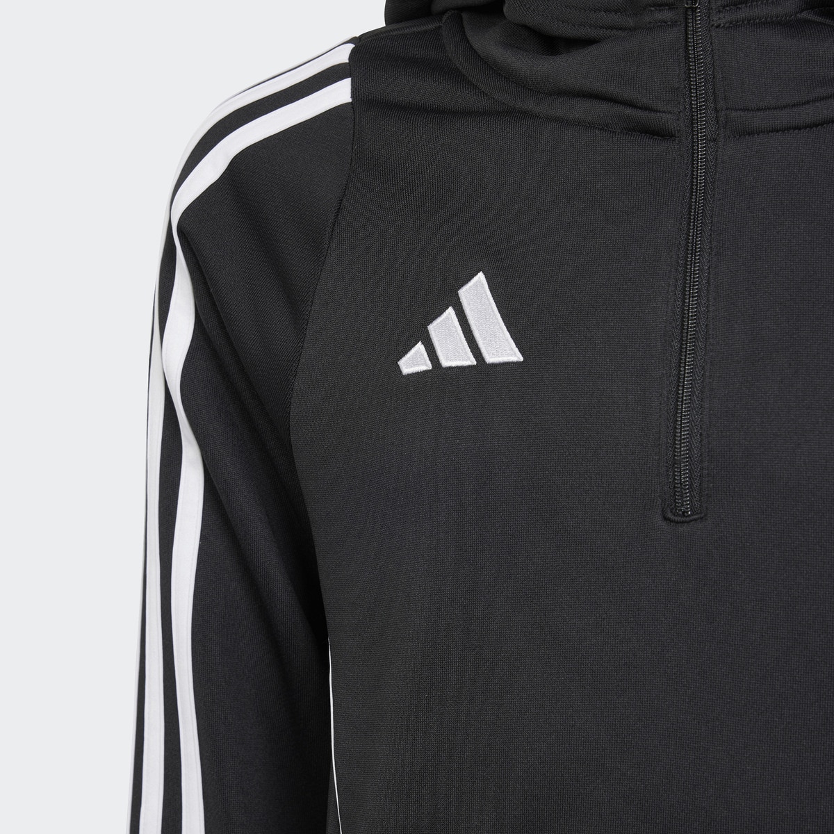 Sweatshirt de Criança com Capuz Tiro 24 Preto / Branco-4