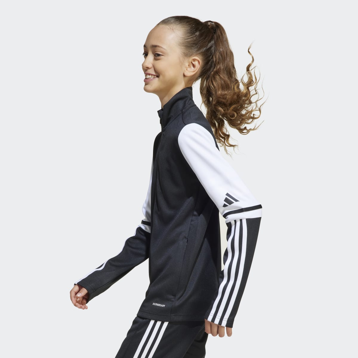 Sweatshirt de Criança com Capuz Squadra 25 Preto-3