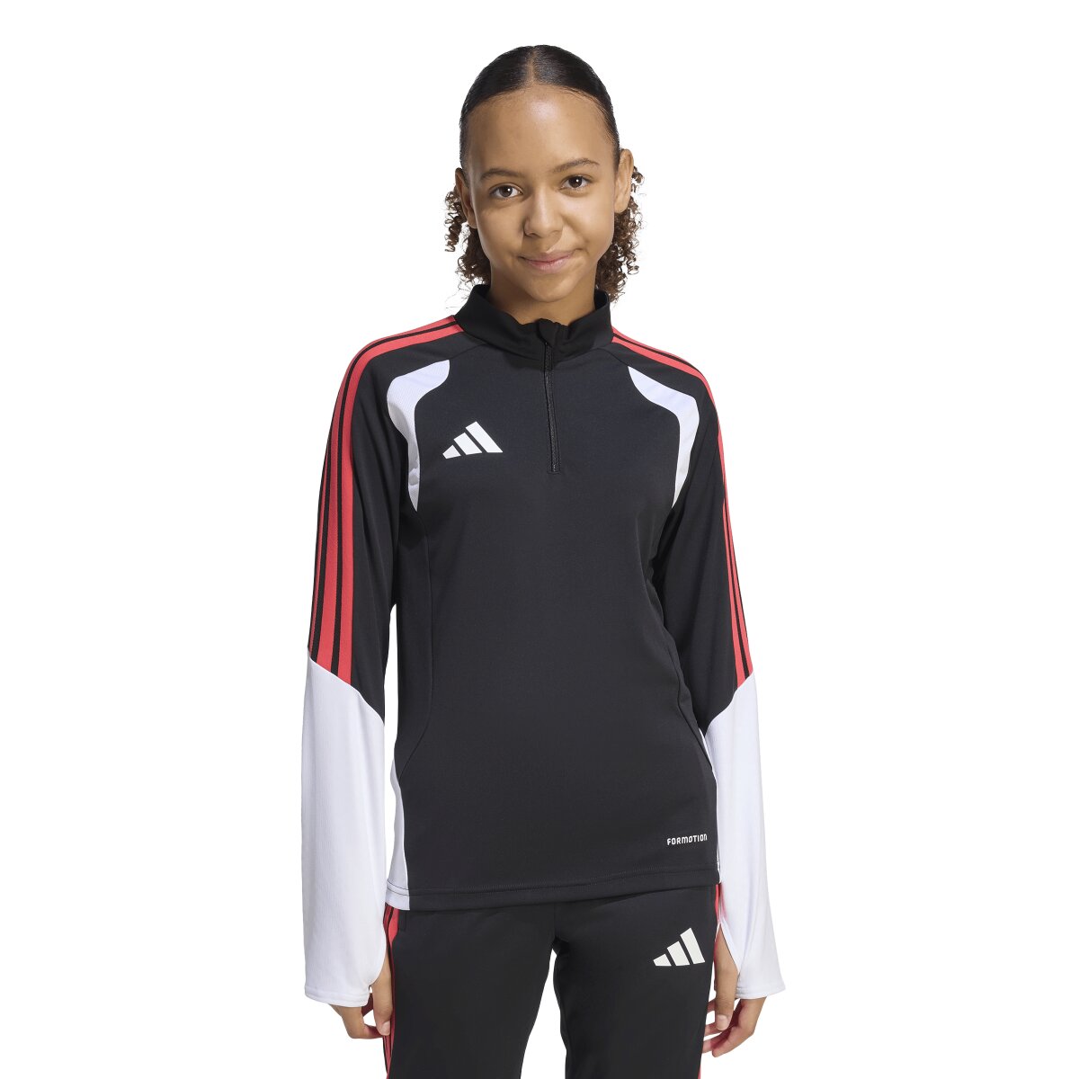 Sweatshirt de Criança Tiro 26 Competition Preto / Vermelho-1