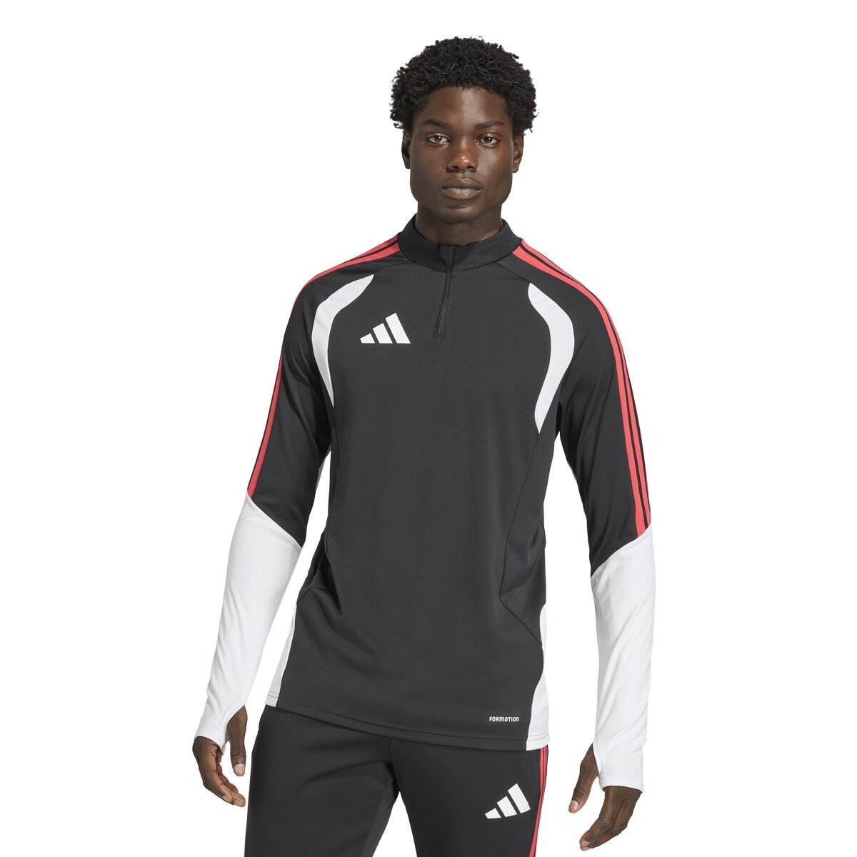 Sweatshirt de Homem Tiro 26 Competition Preto / Vermelho-1