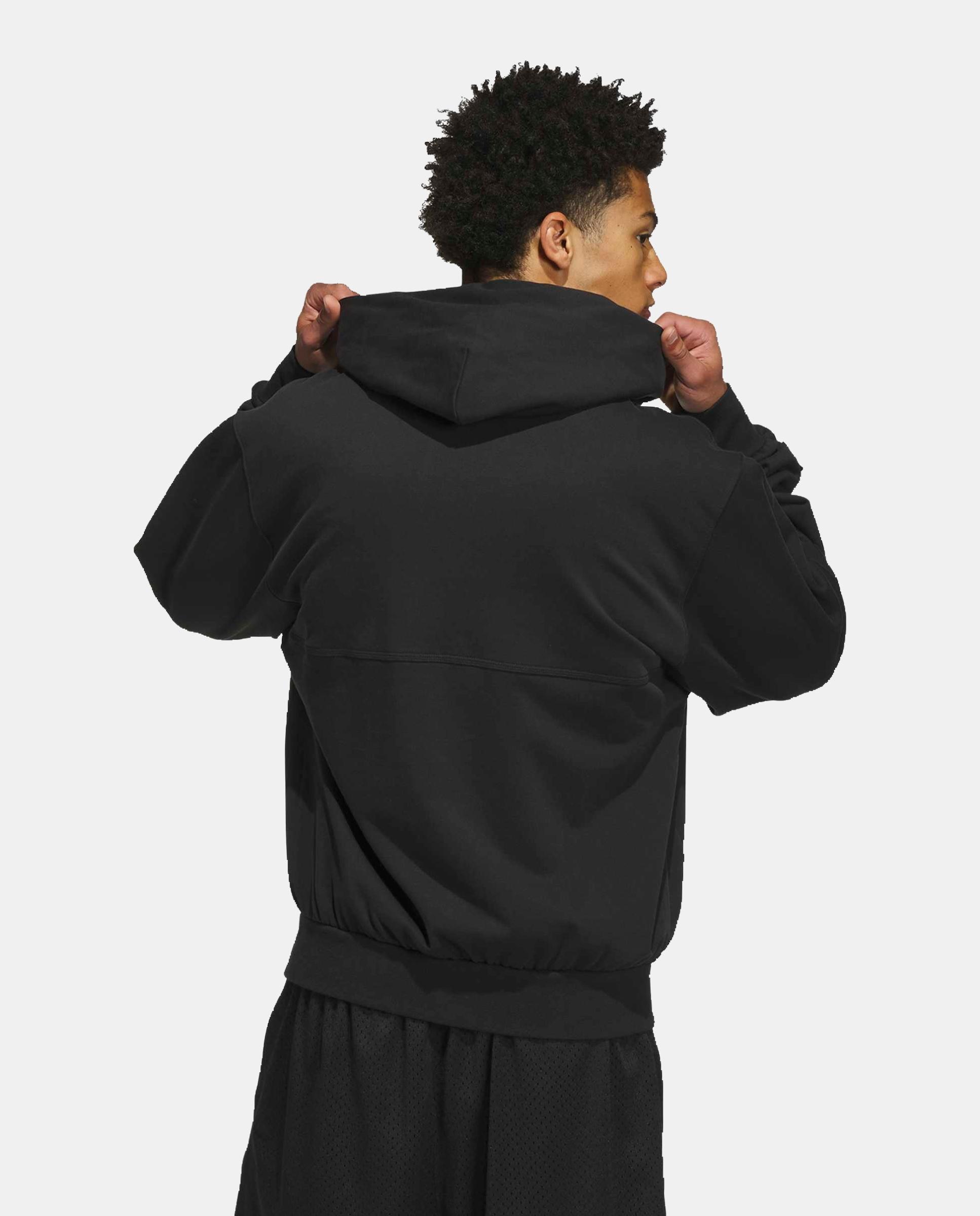 Sweatshirt Curta de Basquetebol de Homem Anted Preto-2