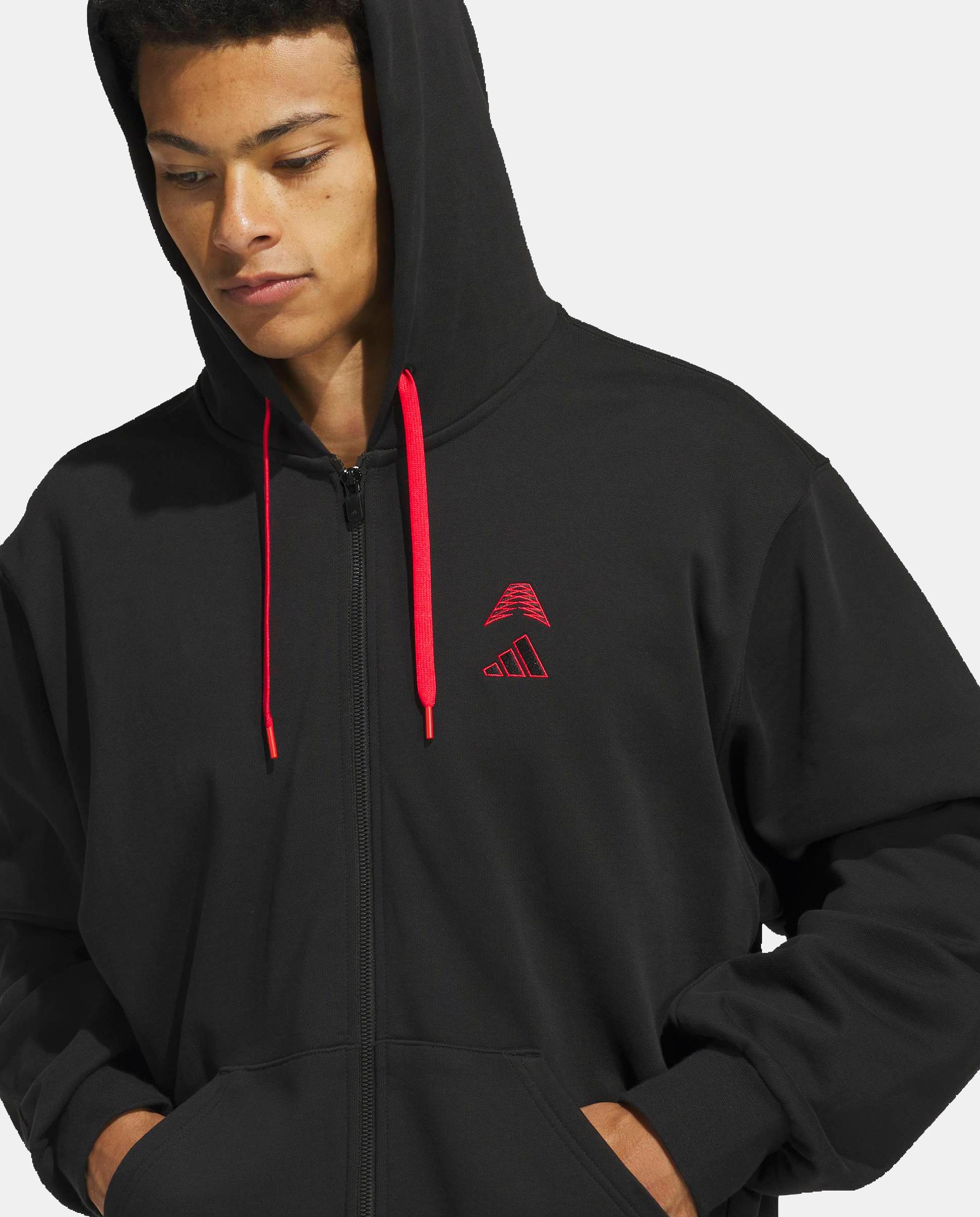 Sweatshirt Curta de Basquetebol de Homem Anted Preto-3
