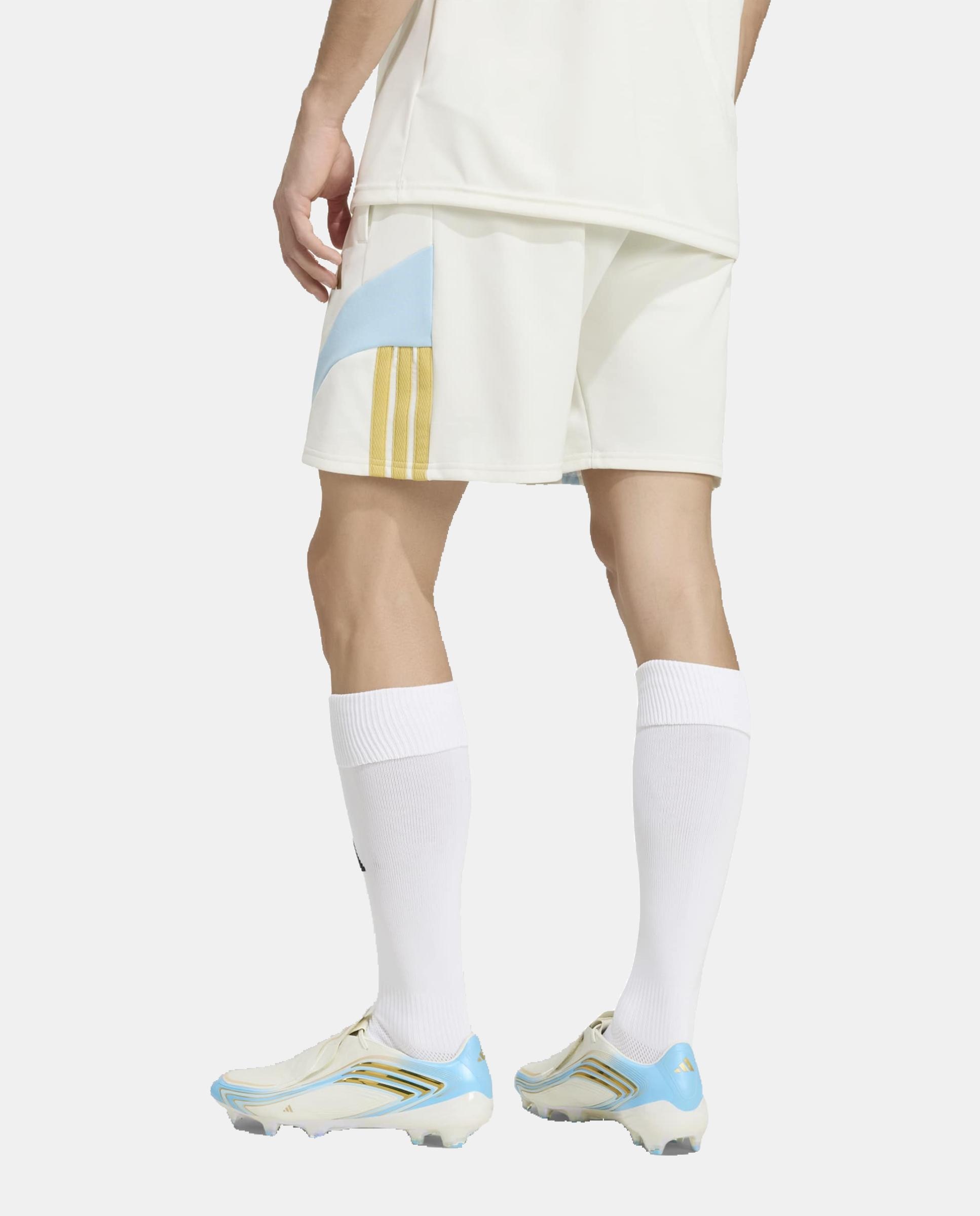 Calções de Homem Messi Branco-2