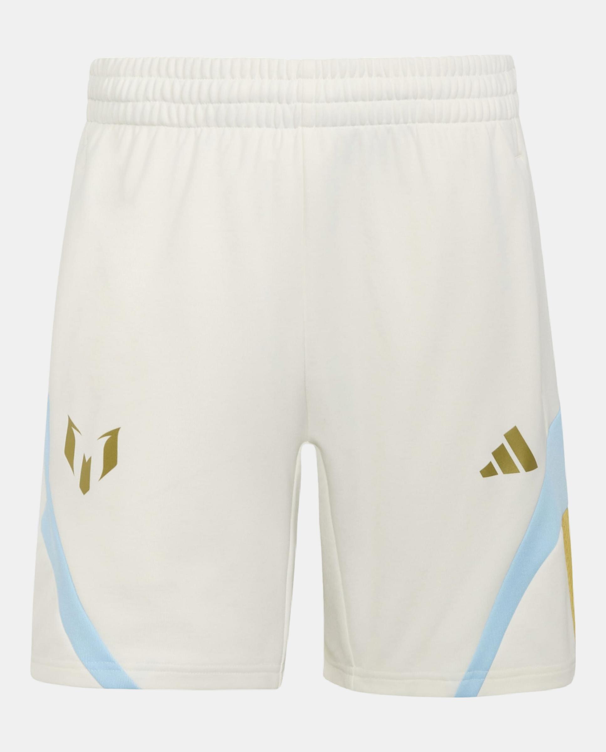 Calções de Homem Messi Branco-3