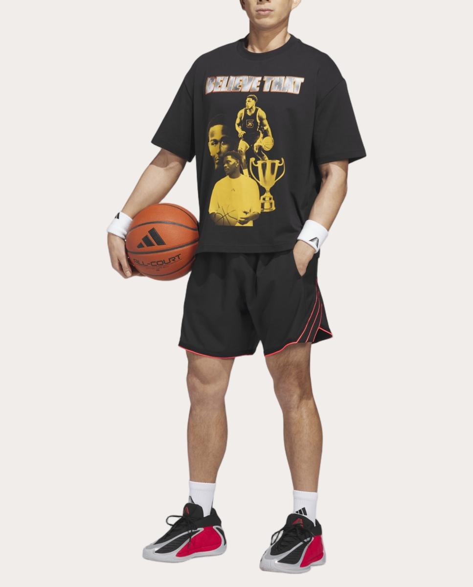 Calções de Basquetebol de Homem Anted Preto-4