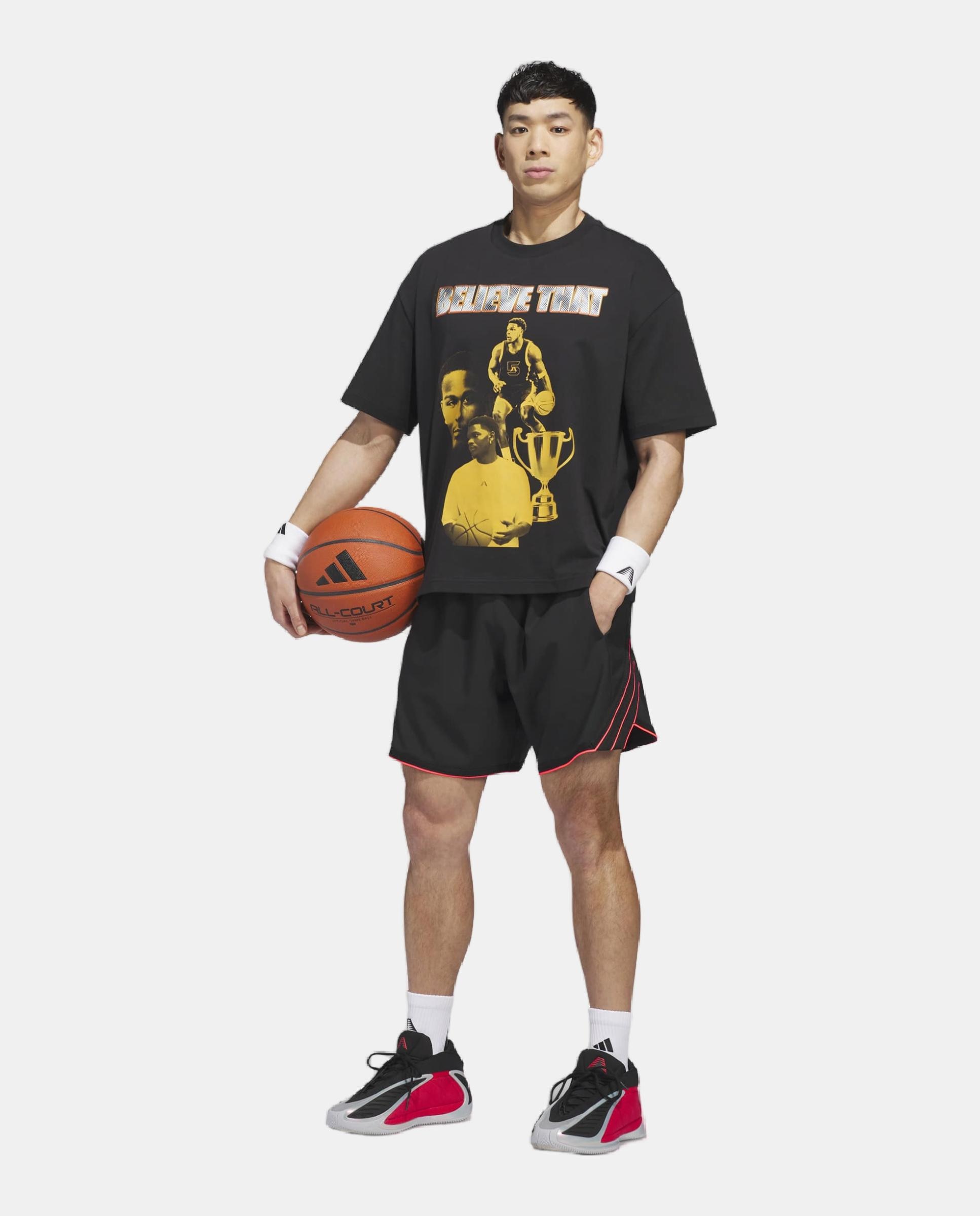 Calções de Basquetebol de Homem Anted Preto-6