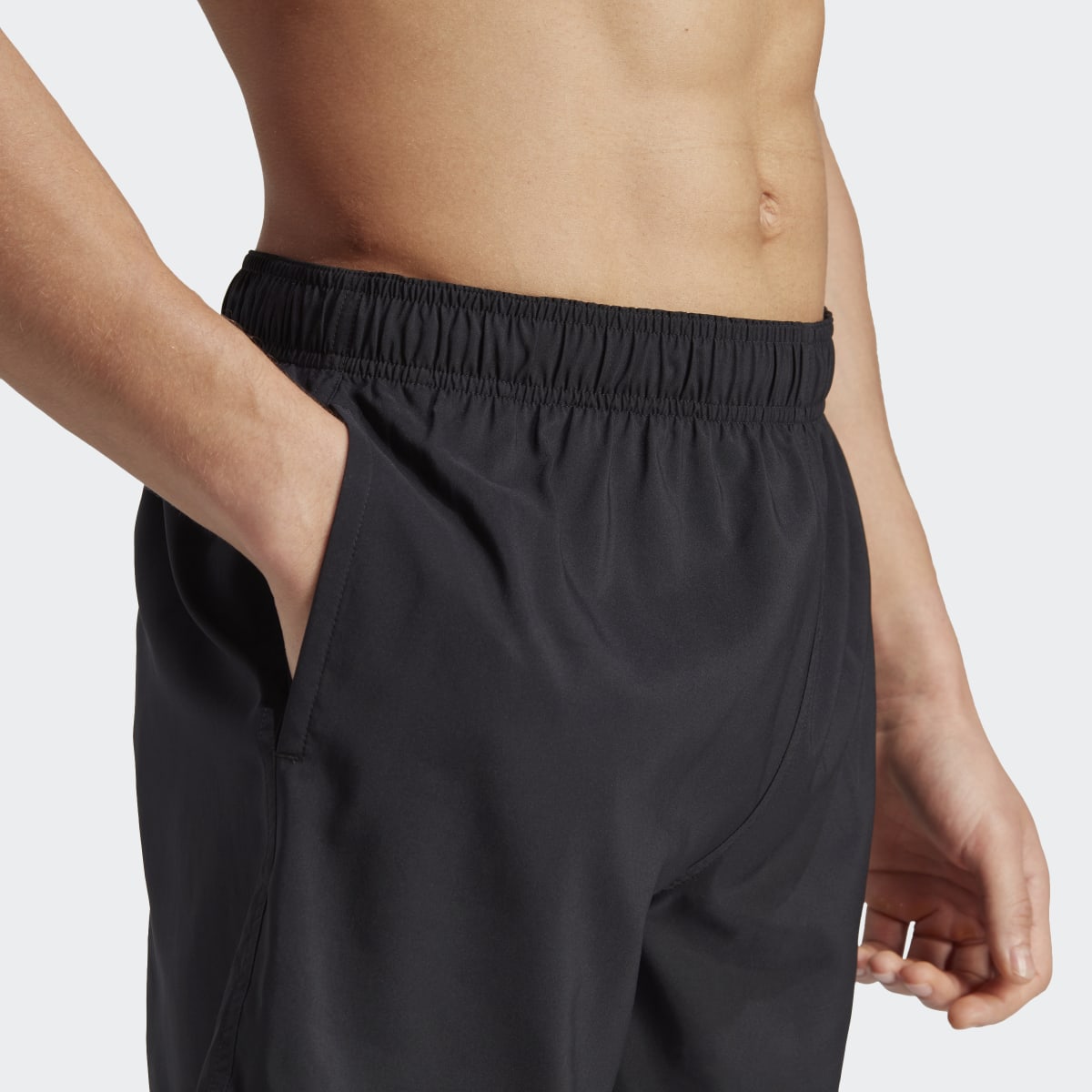 Calções de Banho de Homem Solid CLX Preto-3